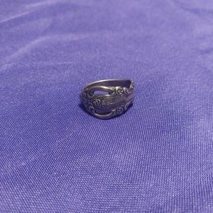 Sterling silver spoon style ring Size 9